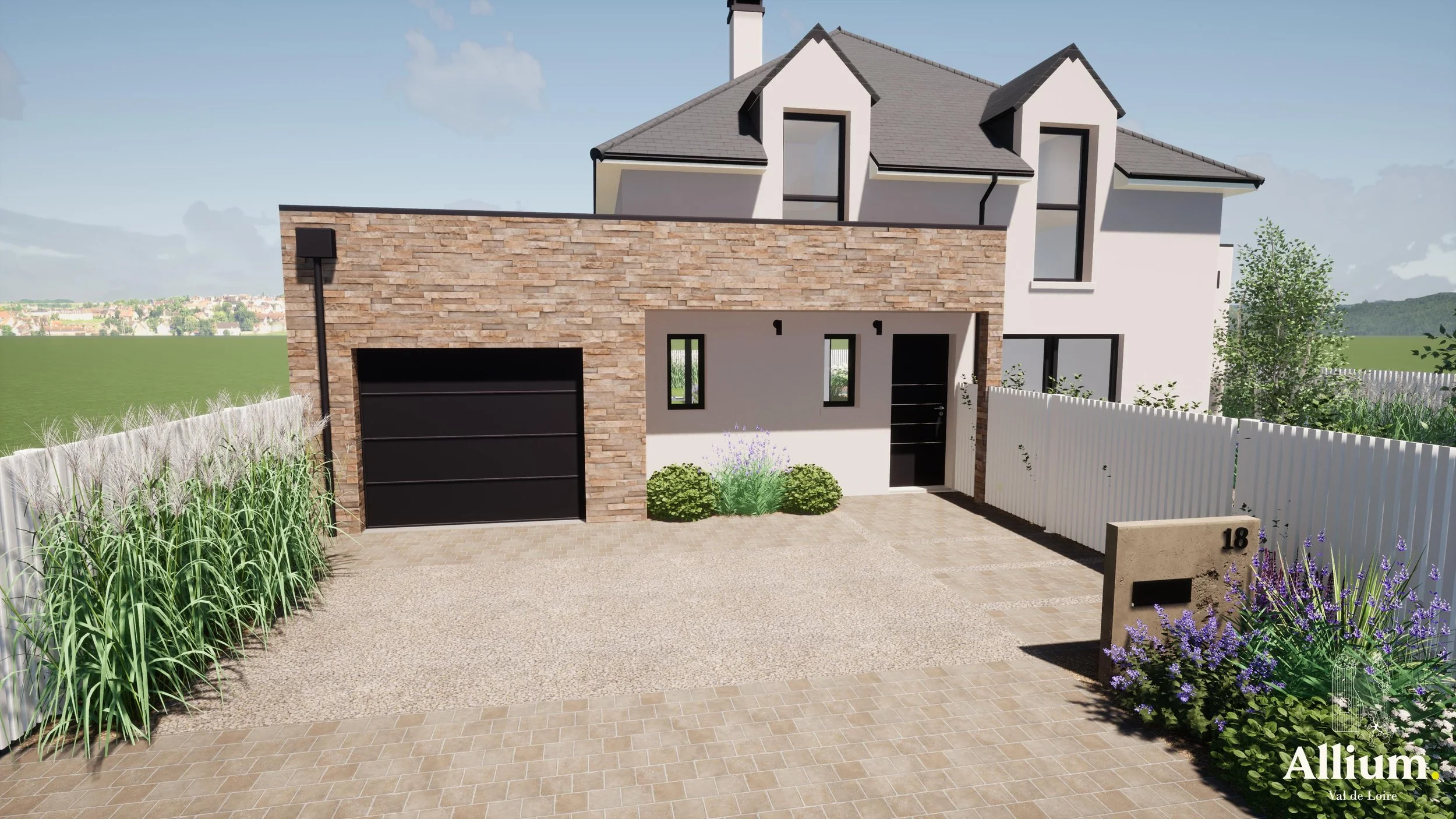 Béton désactivé-pavage-pavés béton-pavés pierre naturelle-gravillons-gravillons stabilisés