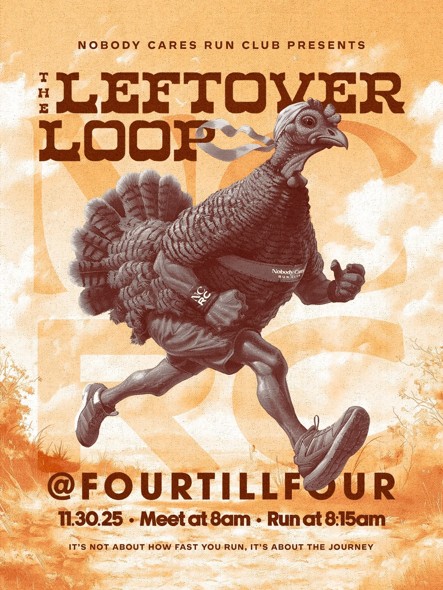 This year, we&rsquo;re switching it up with The Leftover Loop. It&rsquo;s our own little spin on last year&rsquo;s Turkey Trot, just served the Sunday after.

Same community feel, same beautiful route&hellip; just a little more relaxed (and maybe ful