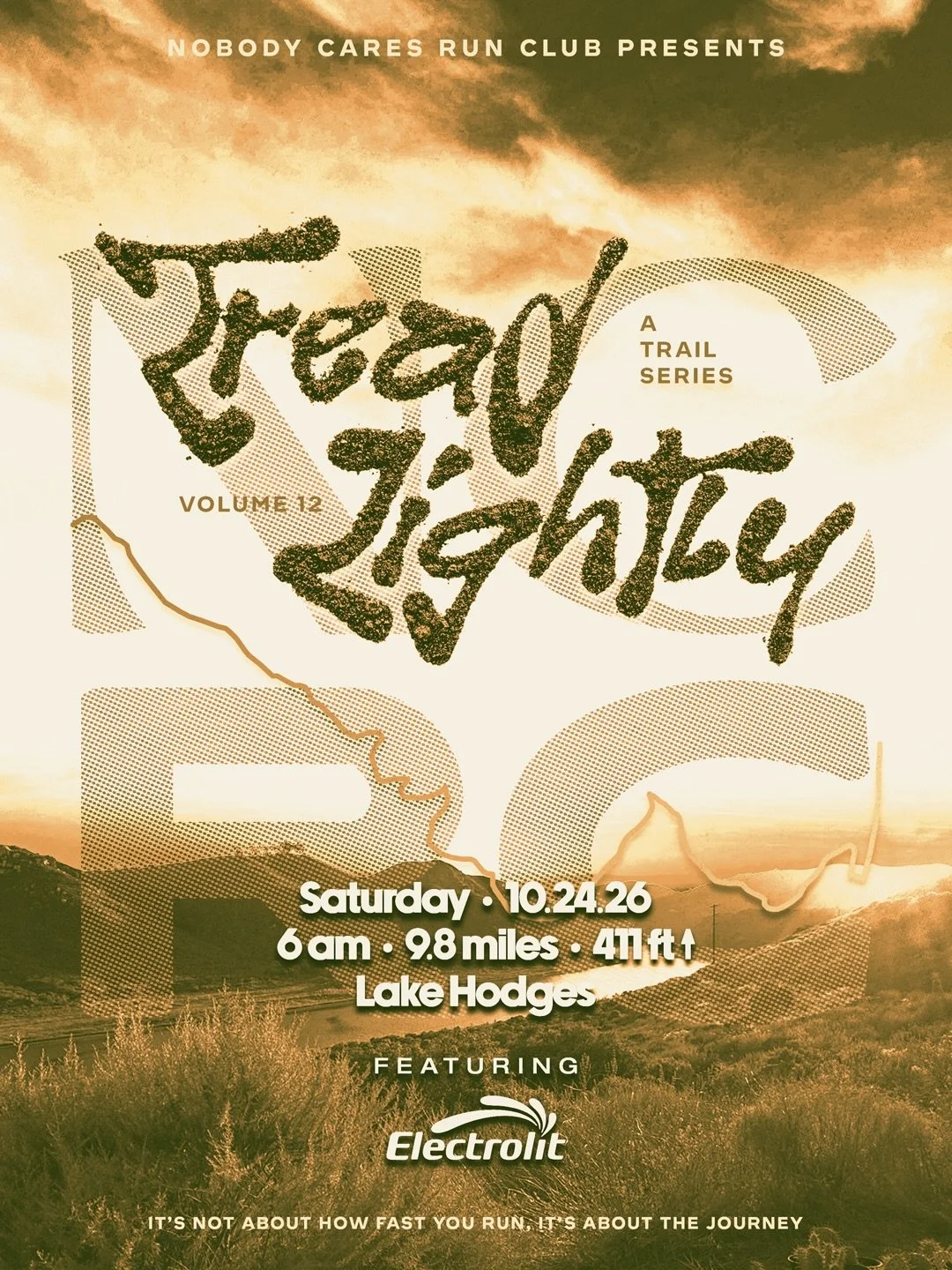 Tread Lightly Vol. 12 is heading back to Lake Hodges for some familiar dirt and a few extra miles.

We&rsquo;re starting at the Sikes Adobe Staging Area, where the Coast to Crest and Mule Hill trails meet, and making our way along portions of our OG 