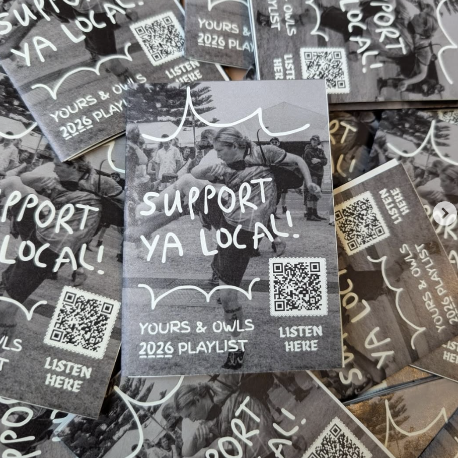 Yours &amp; Owls 2026 Playlist Zine