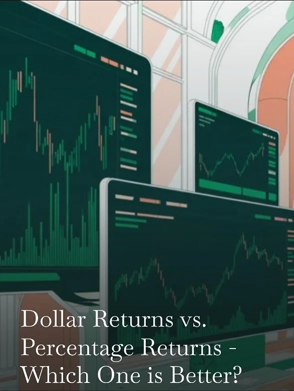 I do see the pros and cons of both, but I&rsquo;ve had the privilege of making stock picks that thousands of investors have seen over the years. Percentage returns are the only fair way to show the decision making impact across an investor base all w