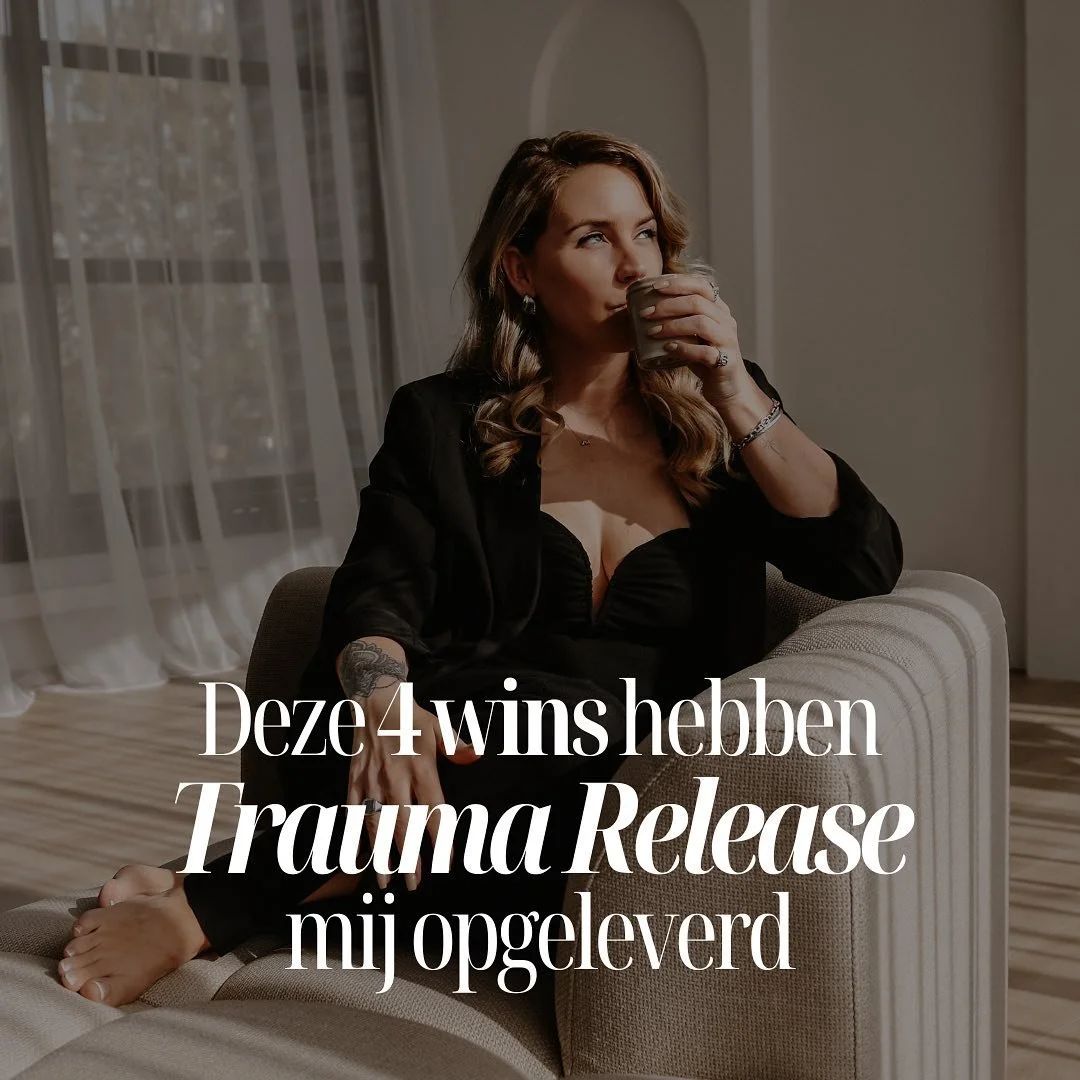 Deze 4 wins hebben Trauma Release mij opgeleverd

🌀Innerlijke Vrijheid:
Het helen van trauma's bevrijdt je van emotionele bagage die je misschien onbewust met je meedraagt. Door trauma's te helen, kun je loslaten wat je tegenhoudt en een dieper gevo