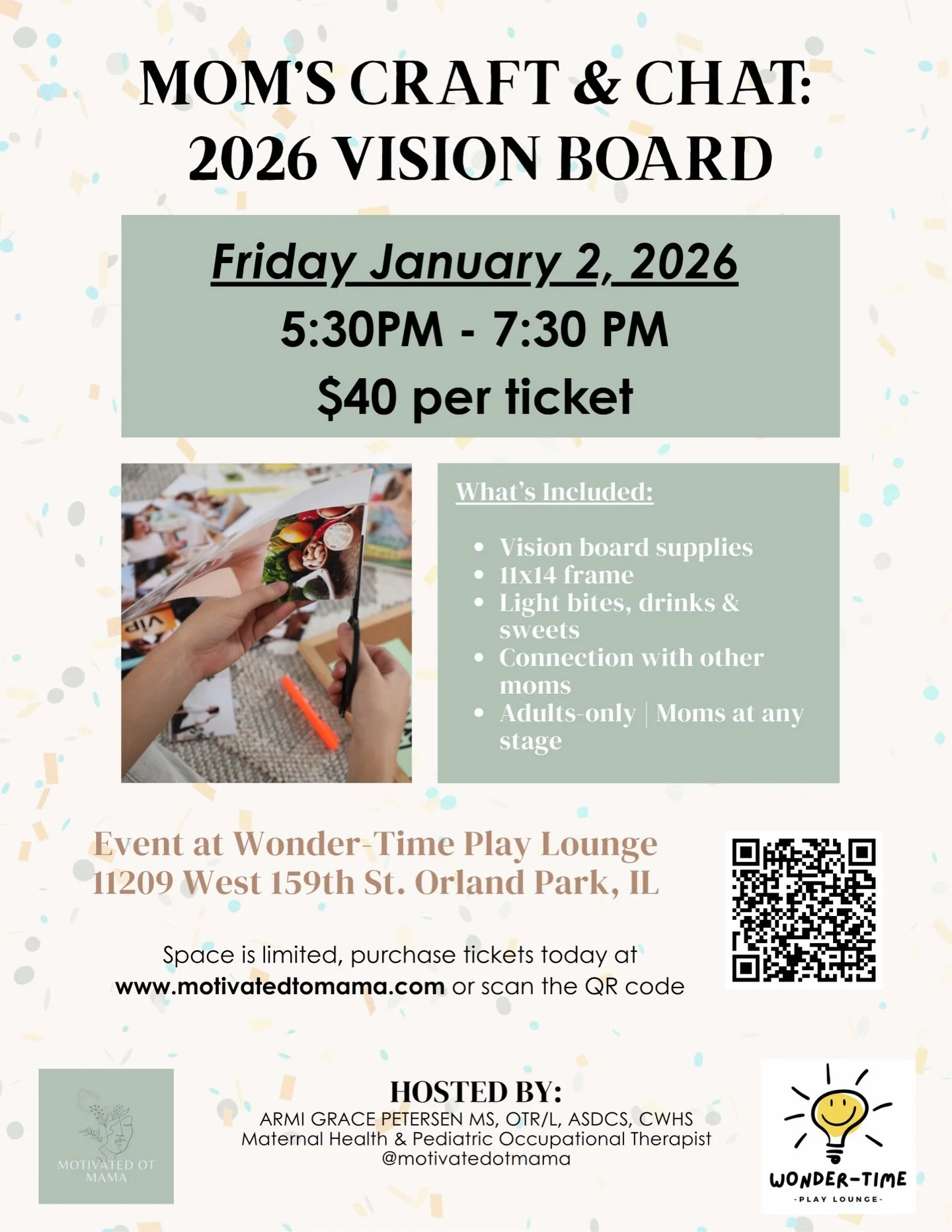 ✨If you&rsquo;ve been wanting a night out that actually feels good, this is for you.

This is a low-key mom&rsquo;s night to sit, make something for YOU, and think about what YOU want going into 2026&mdash;without pressure, goals, or oversharing.

Bu