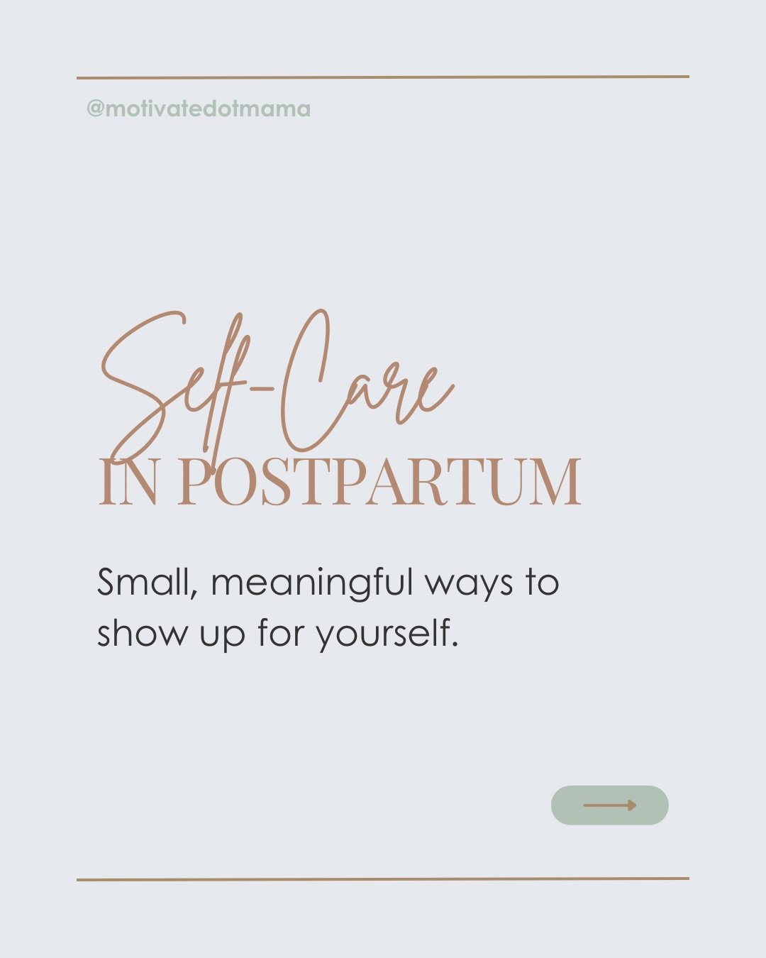 ✨Feeling overwhelmed as a new mom?

Self-care doesn&rsquo;t have to be complicated. 

It&rsquo;s all about the small, simple moments that help you show up as your best self&mdash;for you and your baby. 💖

Swipe through for 5 easy ways to make self-c