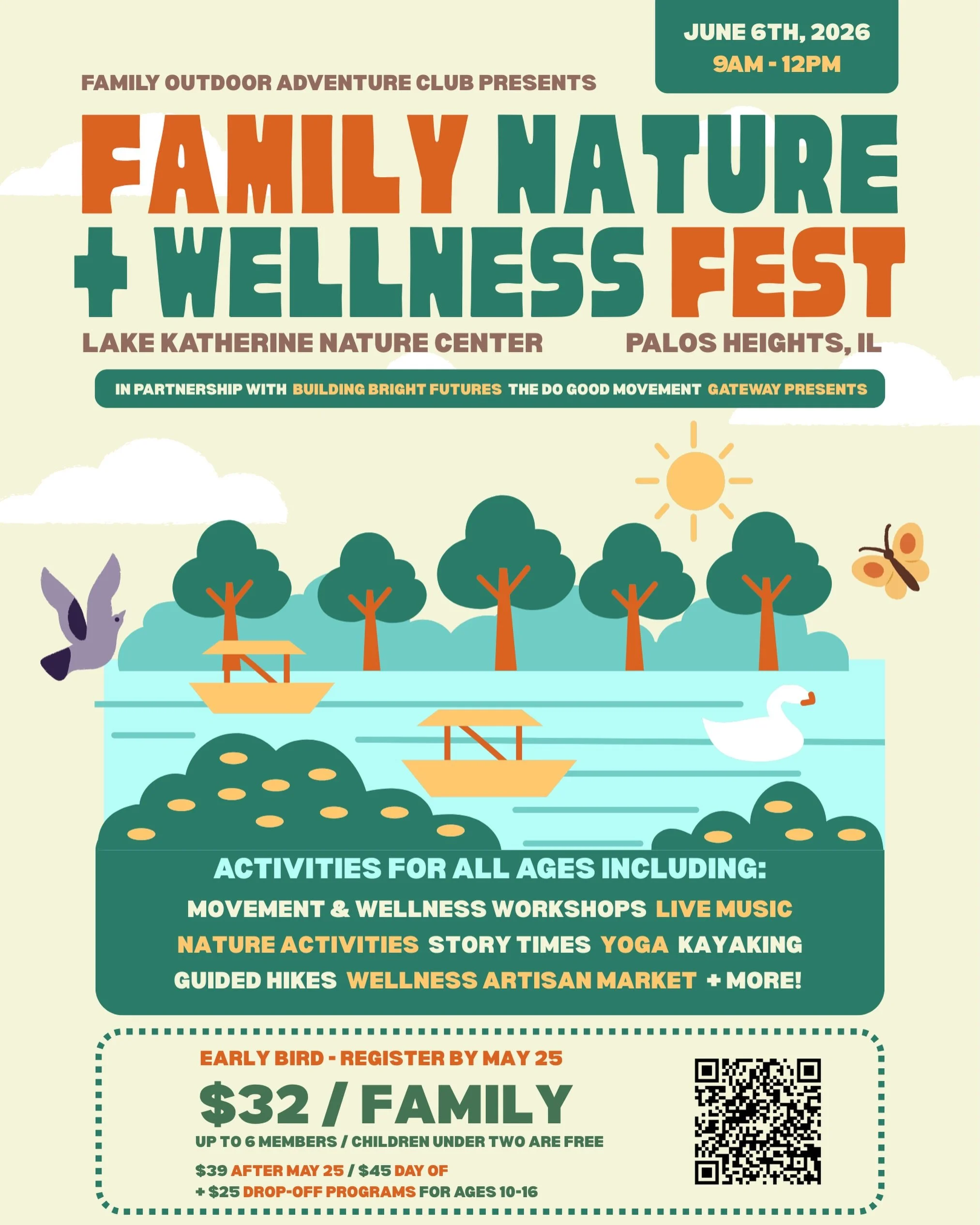 Excited to be part of something special this spring.

The inaugural Family Nature + Wellness Fest is coming to Lake Katherine Nature Center @lakekatherine . You won&rsquo;t want to miss this morning of outdoor adventure, wellness, and connection for 