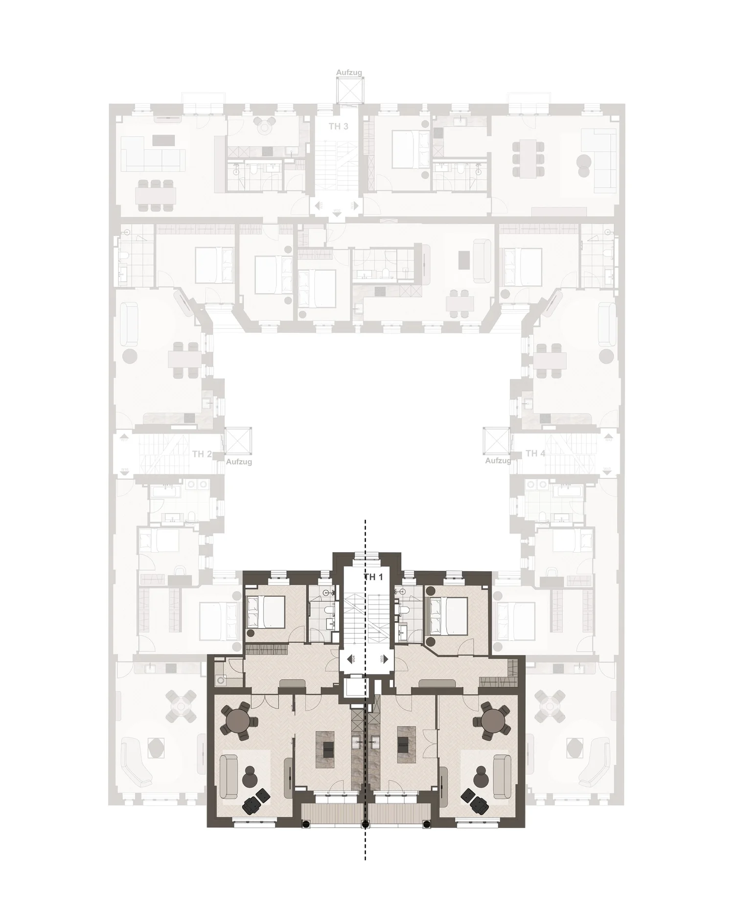 Grundriss Wohnungstyp F