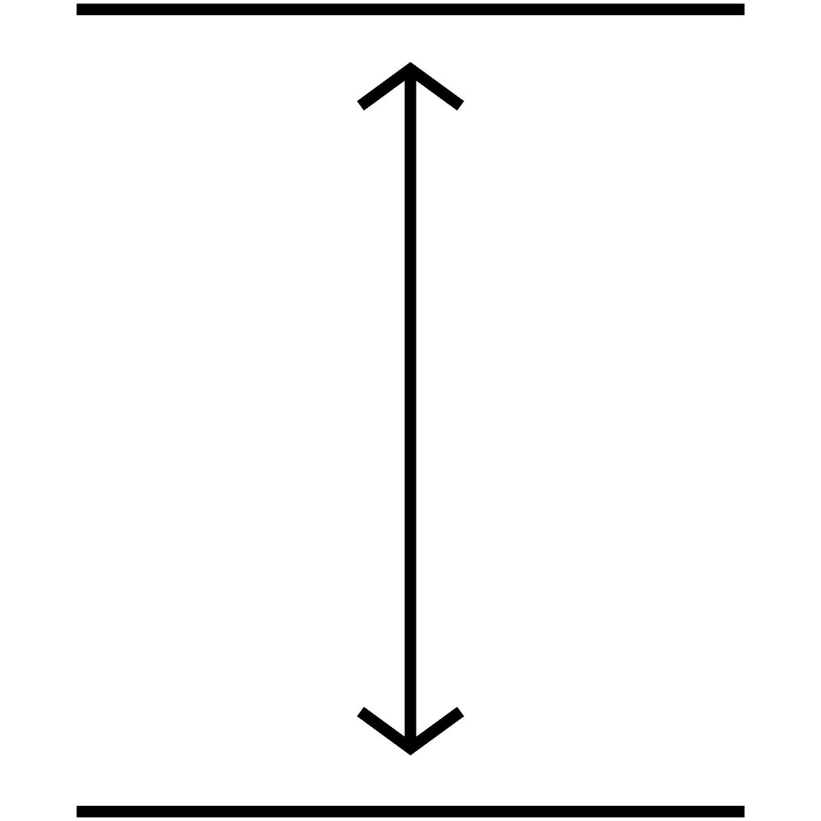 Geometrische Zeichnung eines skizzierten Quadrats mit Abschnitten, die von vertikalen, horizontalen und diagonalen Linien unterteilt werden.