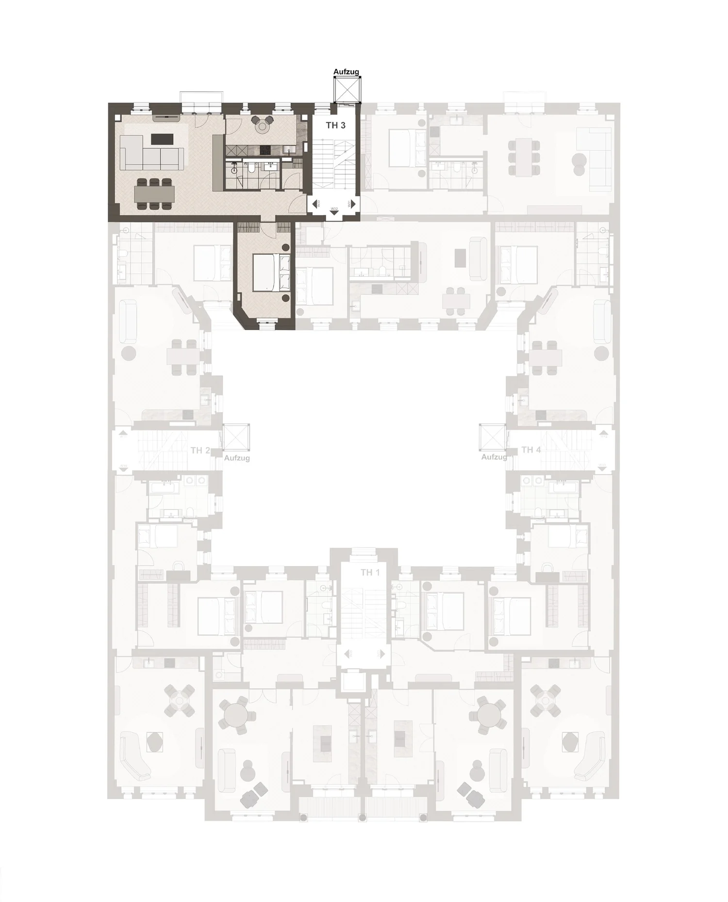 Grundriss Wohnungstyp A