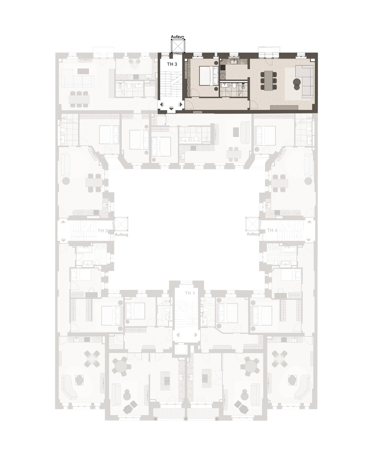 Grundriss Wohnungstyp C