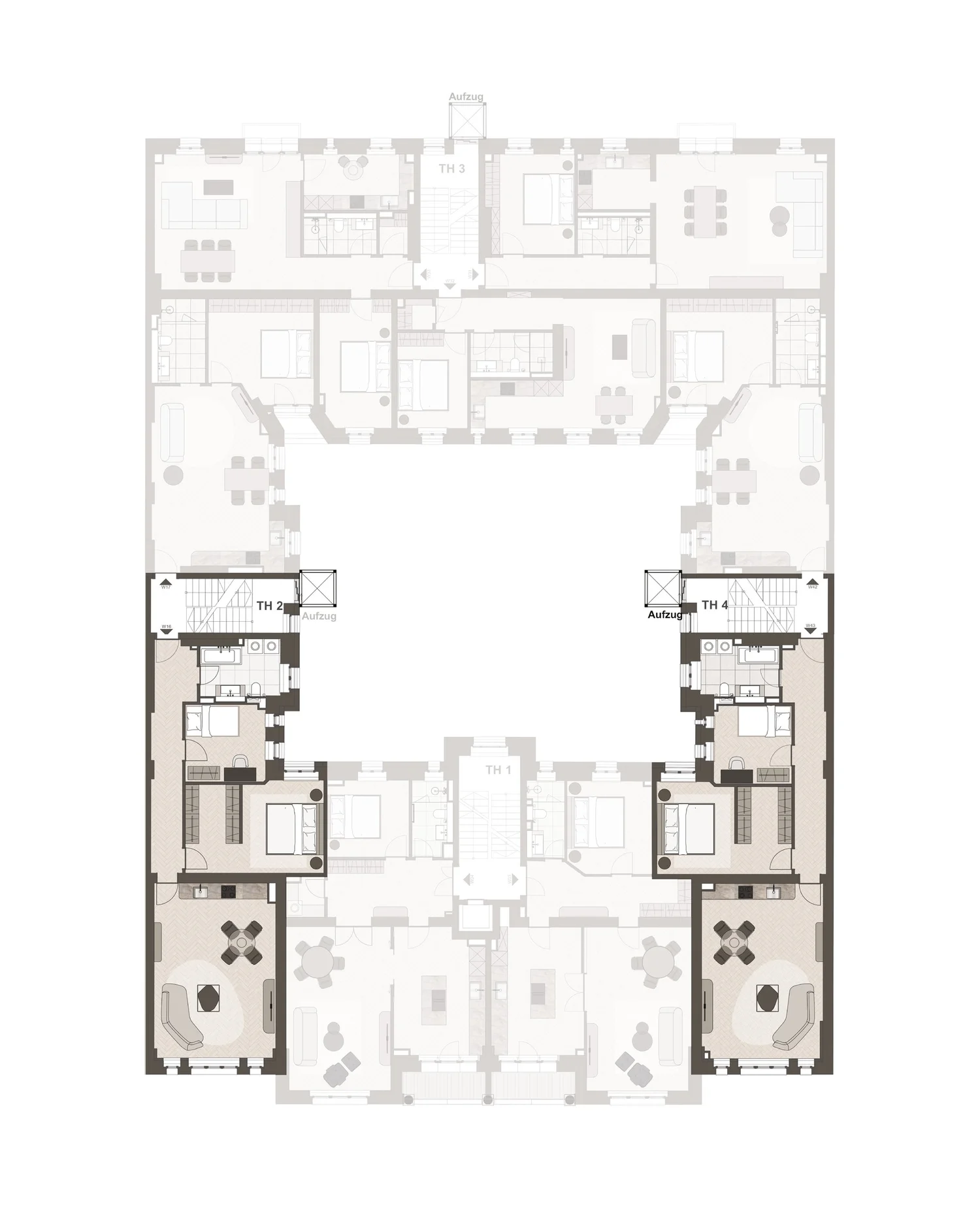 Grundriss Wohnungstyp E