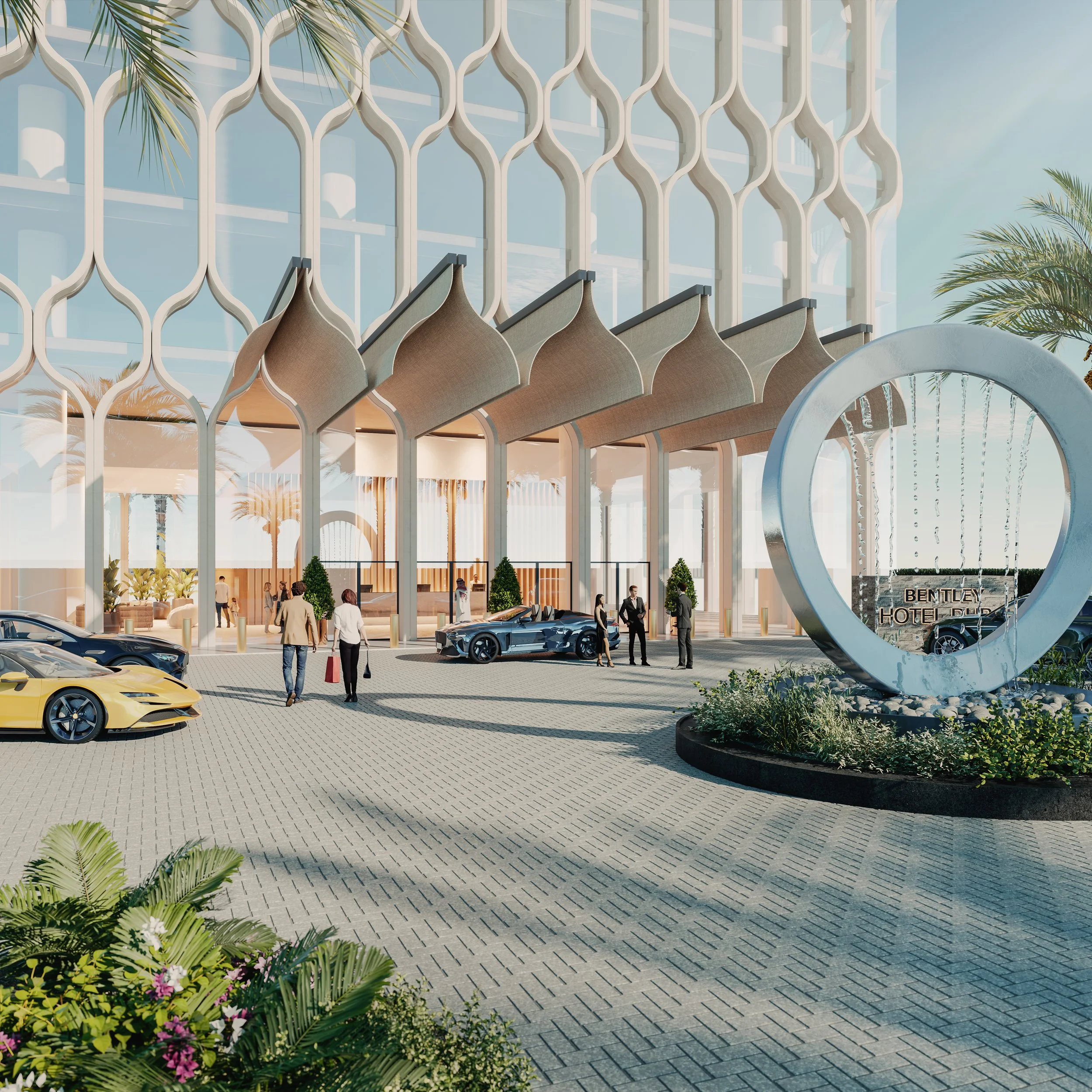  Exterior - UAE - Building - Practice -  
3D Interior Visualization - Architectural Rendering 
Tools: 3ds Max | Corona Render | Photoshop 