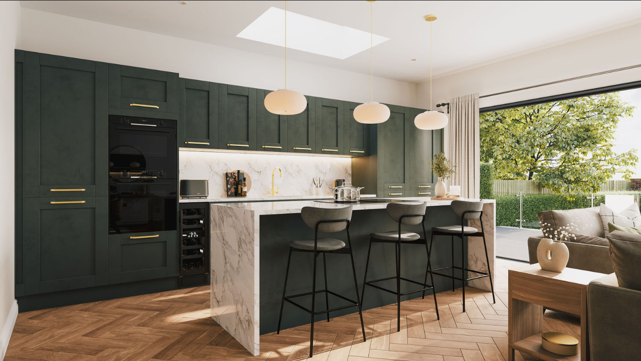  Heartwood - Balan Homes - KITCHEN 
3D Interior Visualization - Architectural Rendering 
Role: 3D Visualiser at iCreate ltd - UK
Tools: 3ds Max | Corona Render | Forest Pack | Photoshop 