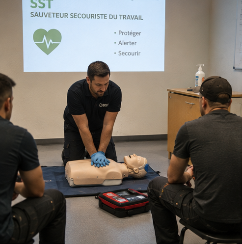 Formations SST, ARI, travail en hauteur et CATEC 29/06/2026 au 03/07/2026 Morbihan (Bretagne)
