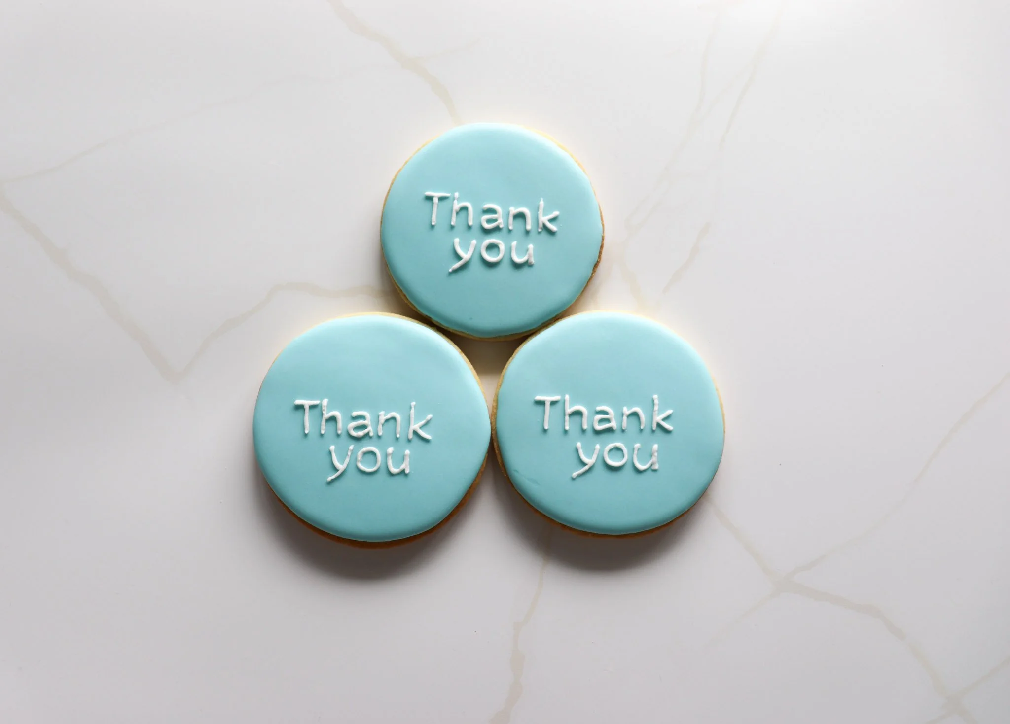 'Thank You' Sugar Cookies