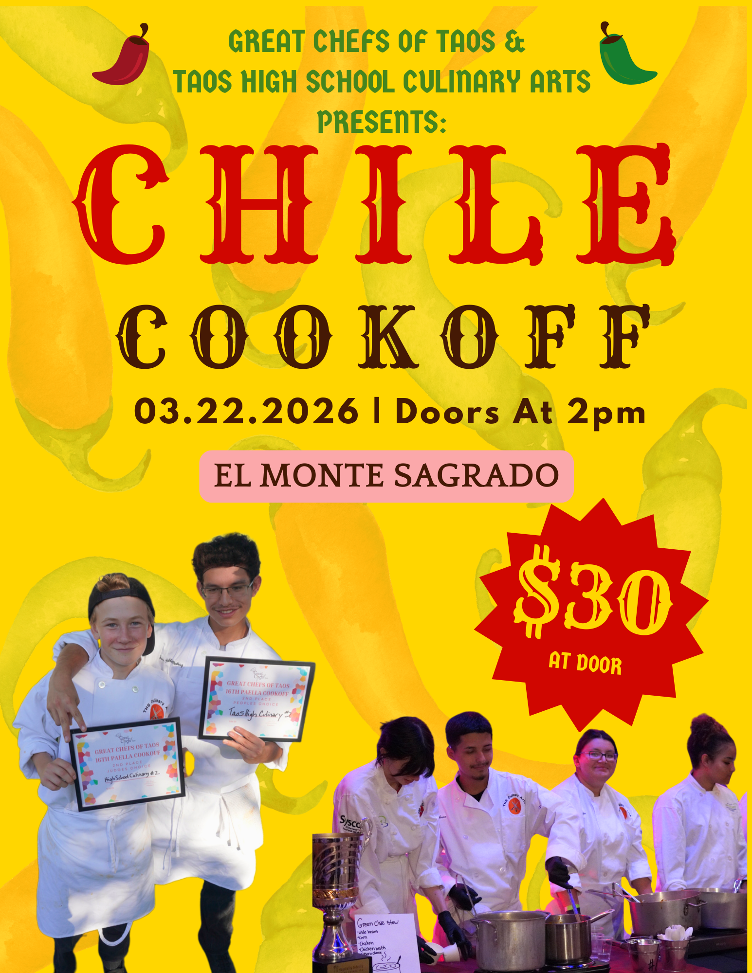3rd annual chile cookoff