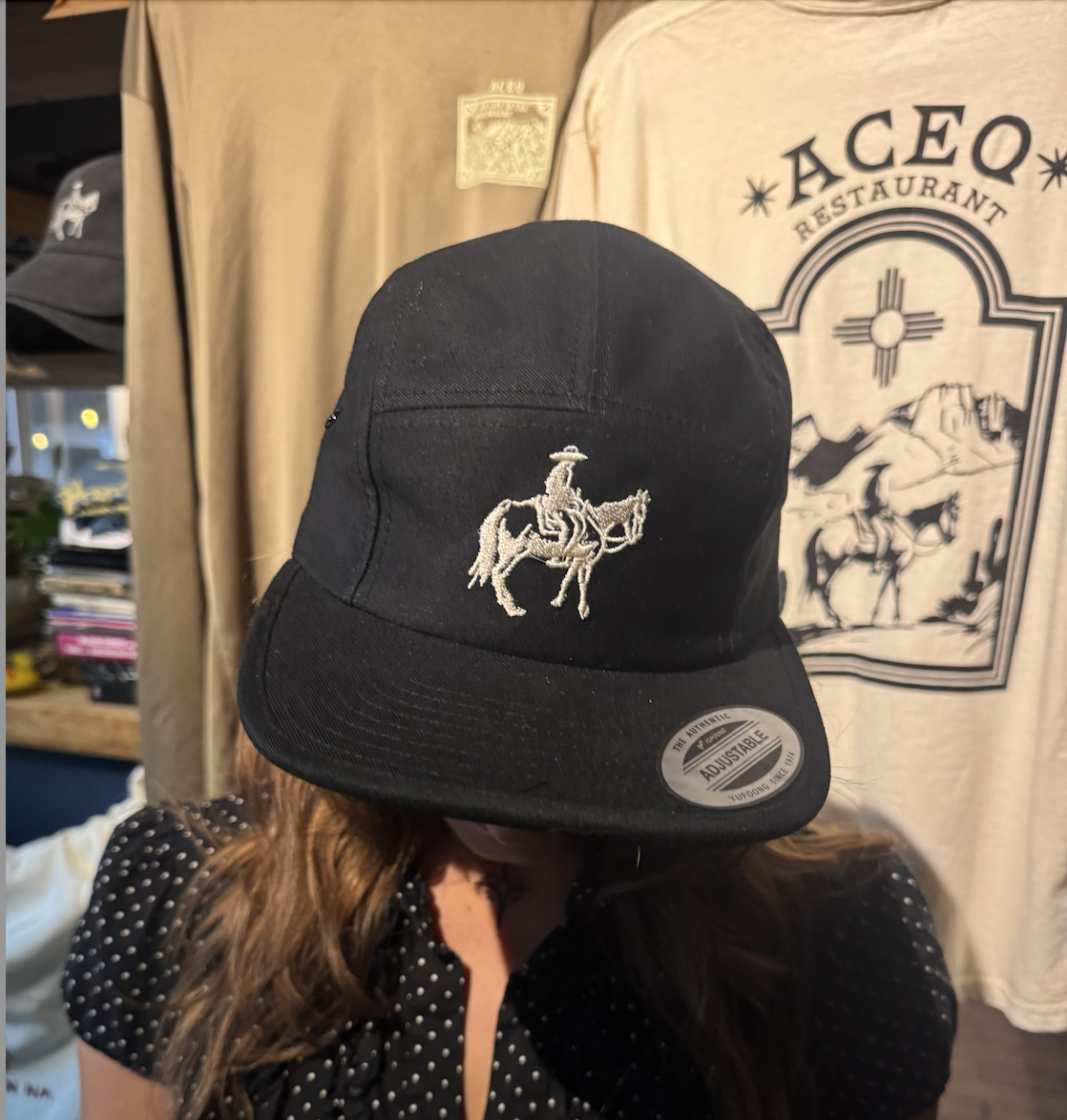 Cowboy Black Jockey cap