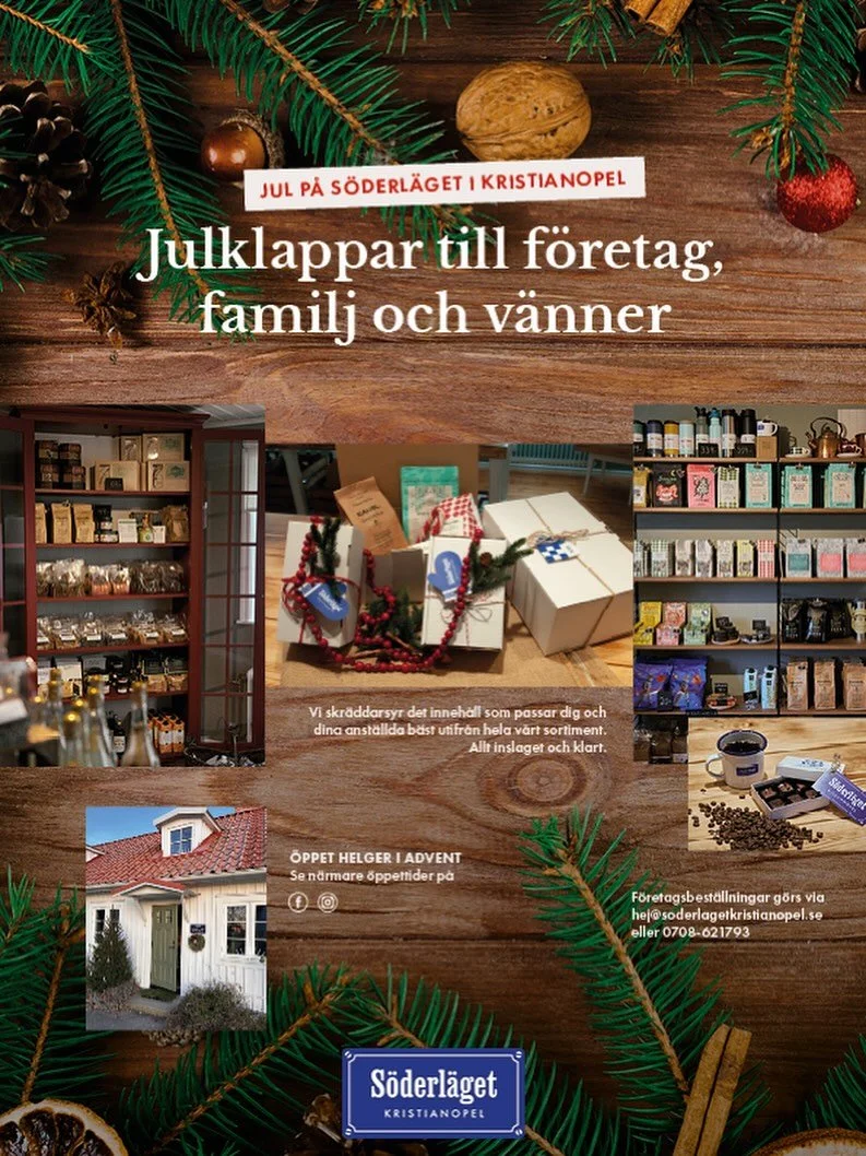Beh&ouml;ver du eller ditt f&ouml;retag julklappar 🎁 till anst&auml;llda, familj eller v&auml;nner? Vi hj&auml;lper dig g&auml;rna! H&ouml;r av dig med dina &ouml;nskem&aring;l, s&aring; s&auml;tter vi ihop den b&auml;sta klappen. 🤩Sj&auml;lvklart 