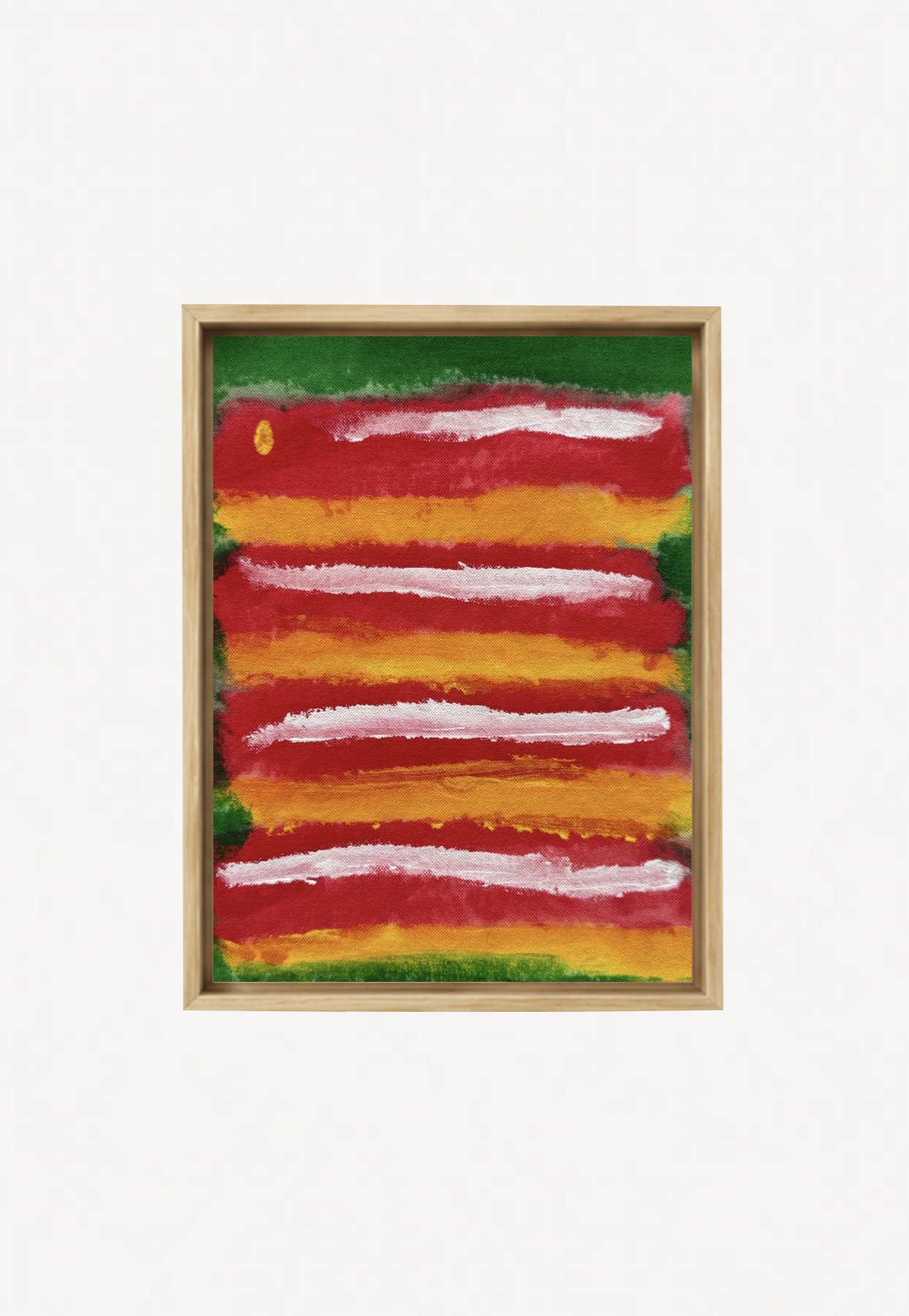 Mini Framed Canvas Painting V | Malvina Kang Hughes