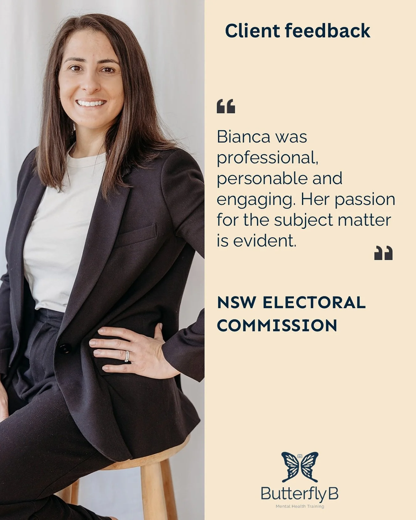 So thankful for this lovely feedback from the NSW Electoral Commission 🤍

Feedback like this truly fuels my passion 🦋