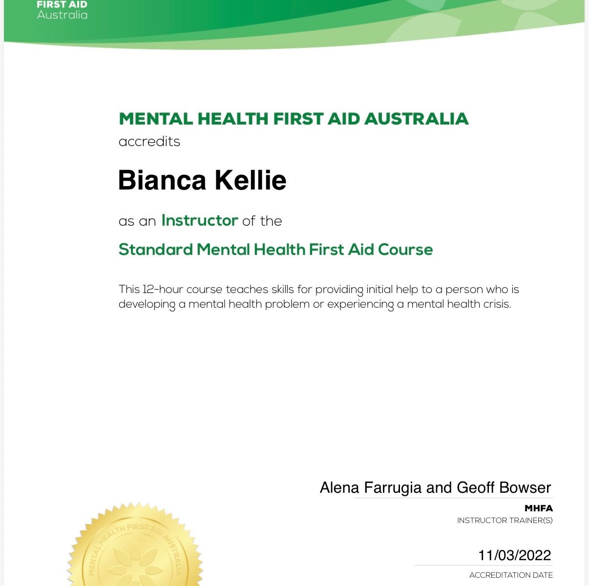 Four years ago, I made a decision that completely changed my career.

After 10 years working in the corporate world in marketing, I became a licensed Mental Health First Aid Instructor, and it opened the door to something I didn&rsquo;t even know I w