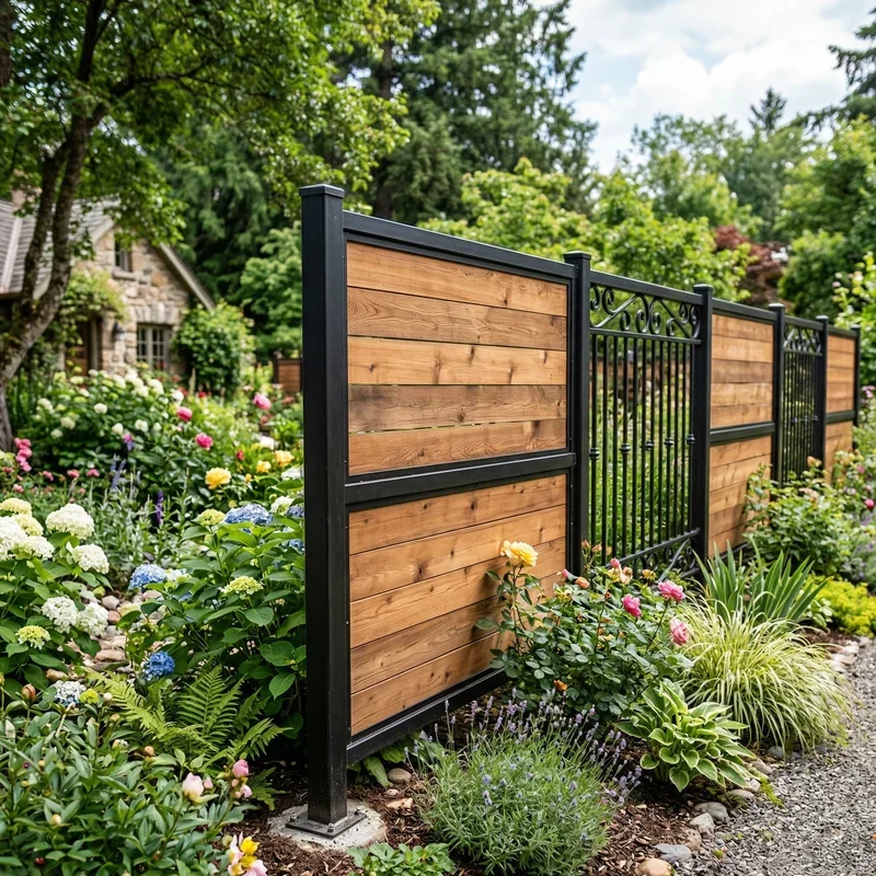 Metal Garden Fence Ideas