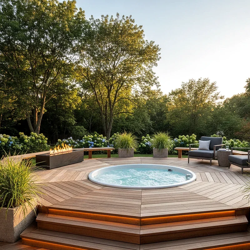 15 Hot Tub Deck Ideas to Upgrade Your Outdoor Space