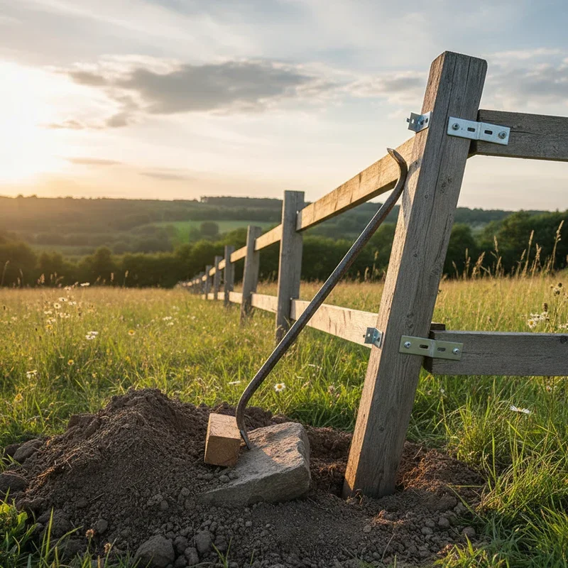 How to Fix a Leaning Fence Post