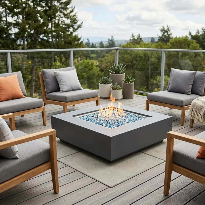Deck With Fire Pit Ideas