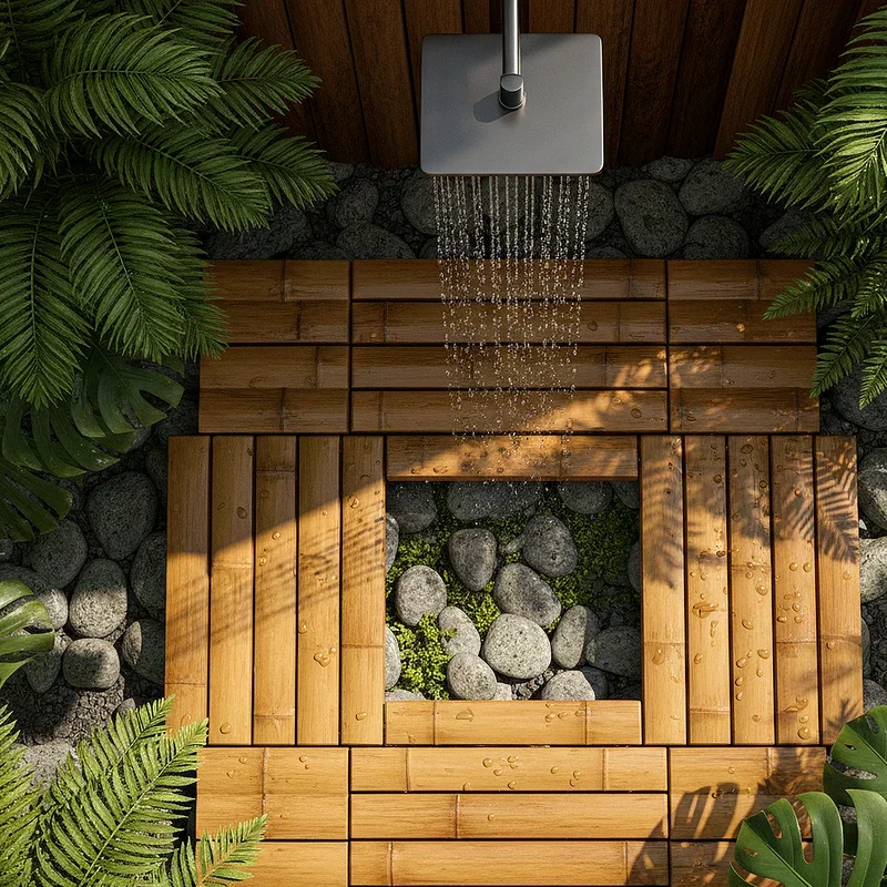 Outdoor Shower Floor Ideas