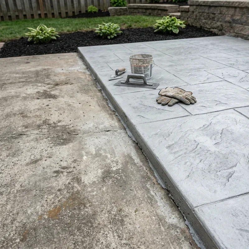 15 Concrete Patio Resurfacing Ideas to Refresh Outdoors
