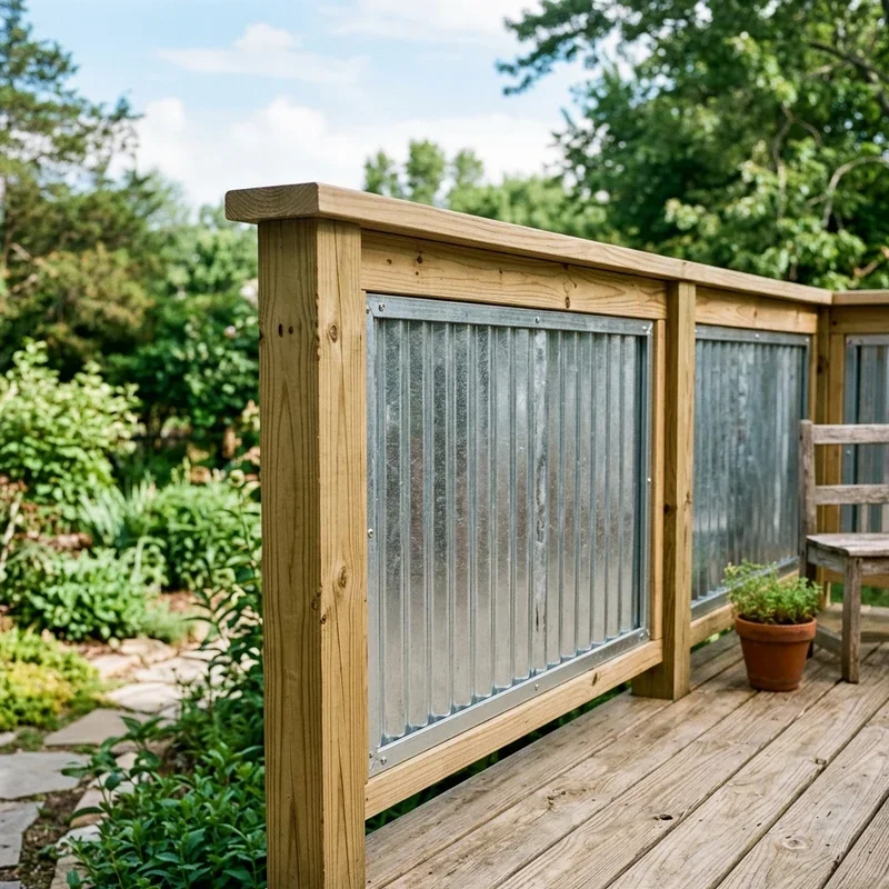 Cheap DIY Deck Railing Ideas