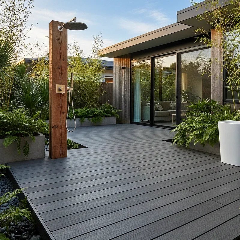 Outdoor Shower Floor Ideas