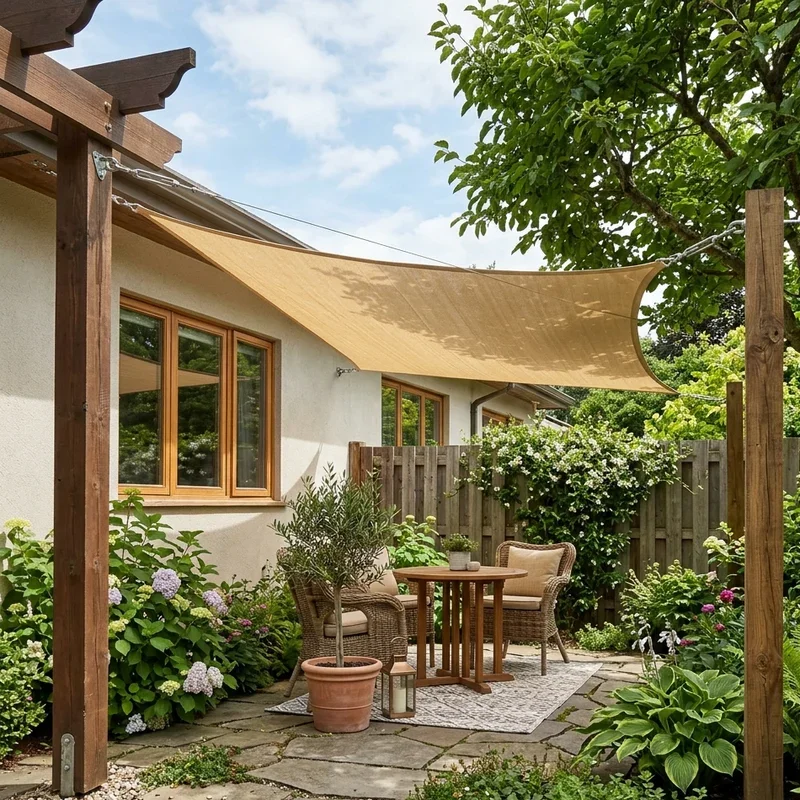 Patio Sun Shade Sail Ideas