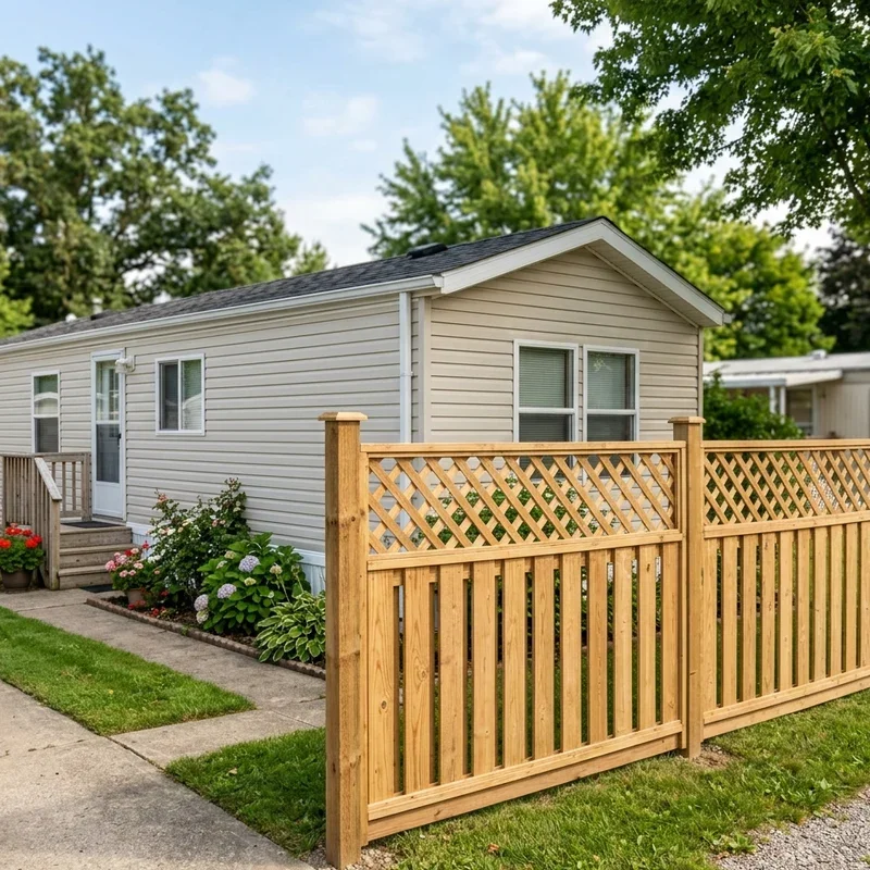 Mobile Home Fence Ideas