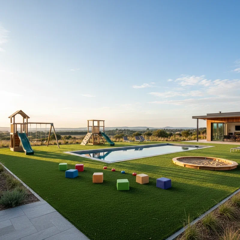 Turf Around Pool Ideas