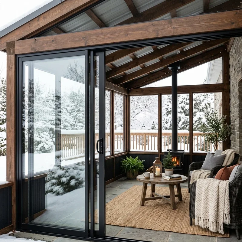 Porch Enclosure Ideas for Winter