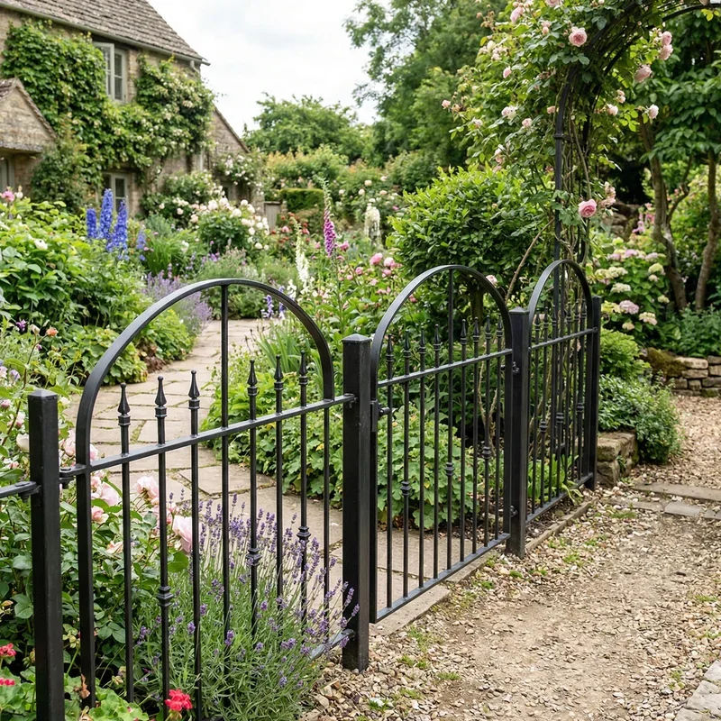 Metal Garden Fence Ideas
