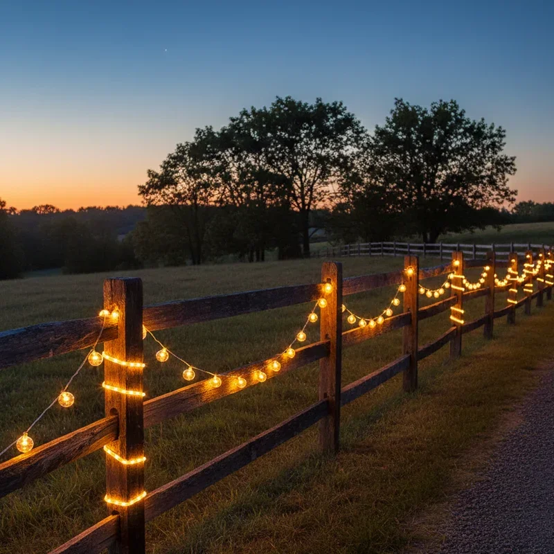 Fence Lighting Ideas