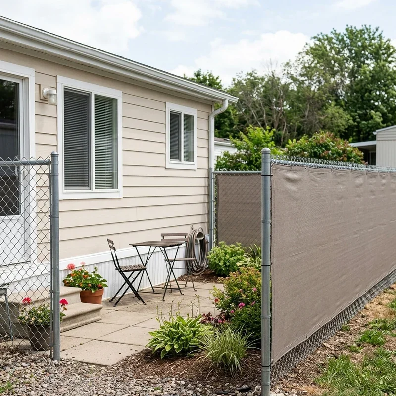 Mobile Home Fence Ideas