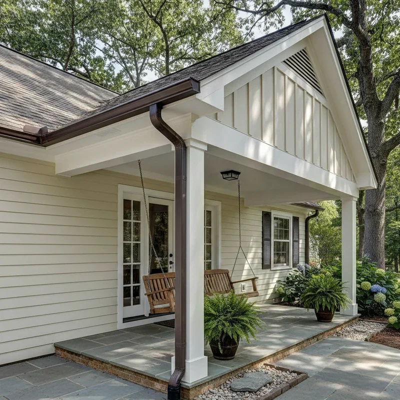 Front Porch Gutter Ideas
