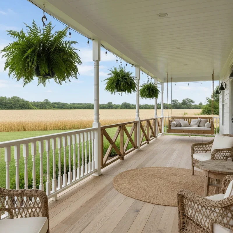 Farmhouse Front Porch Ideas
