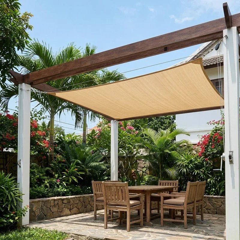 Patio Sun Shade Sail Ideas