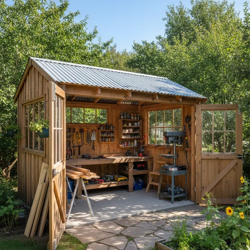 15 Backyard Workshop Ideas for Productive Outdoor Workspaces