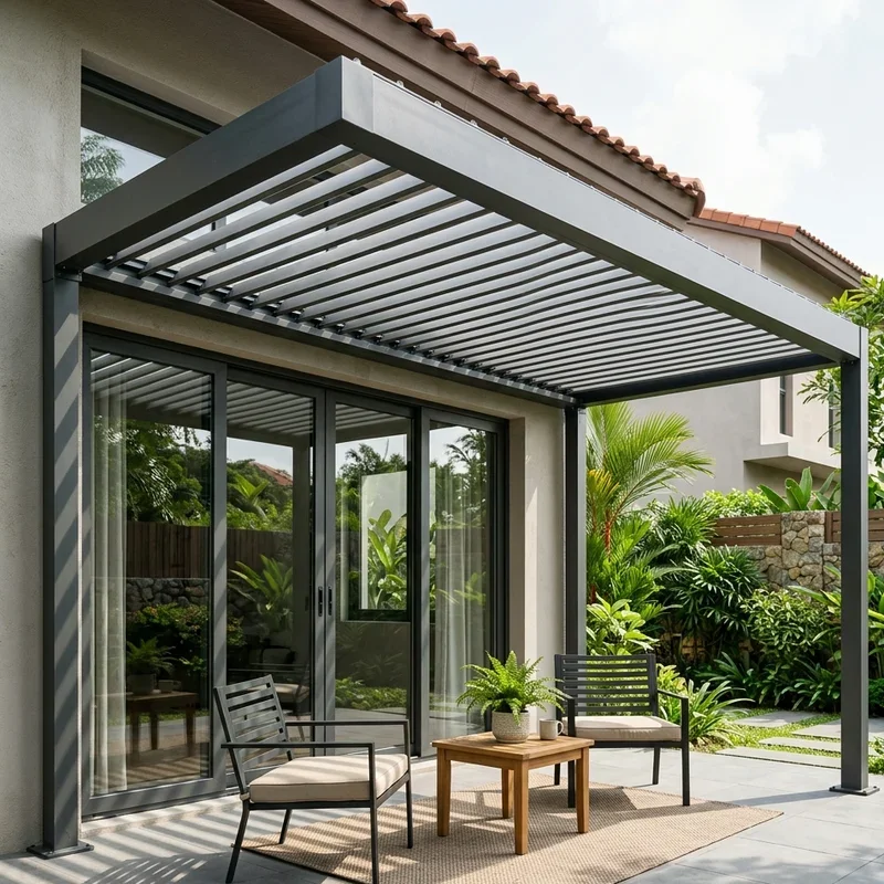 Patio Door Awning Ideas