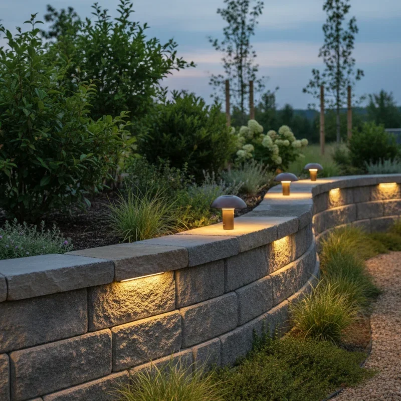 Retaining Wall Lighting Ideas