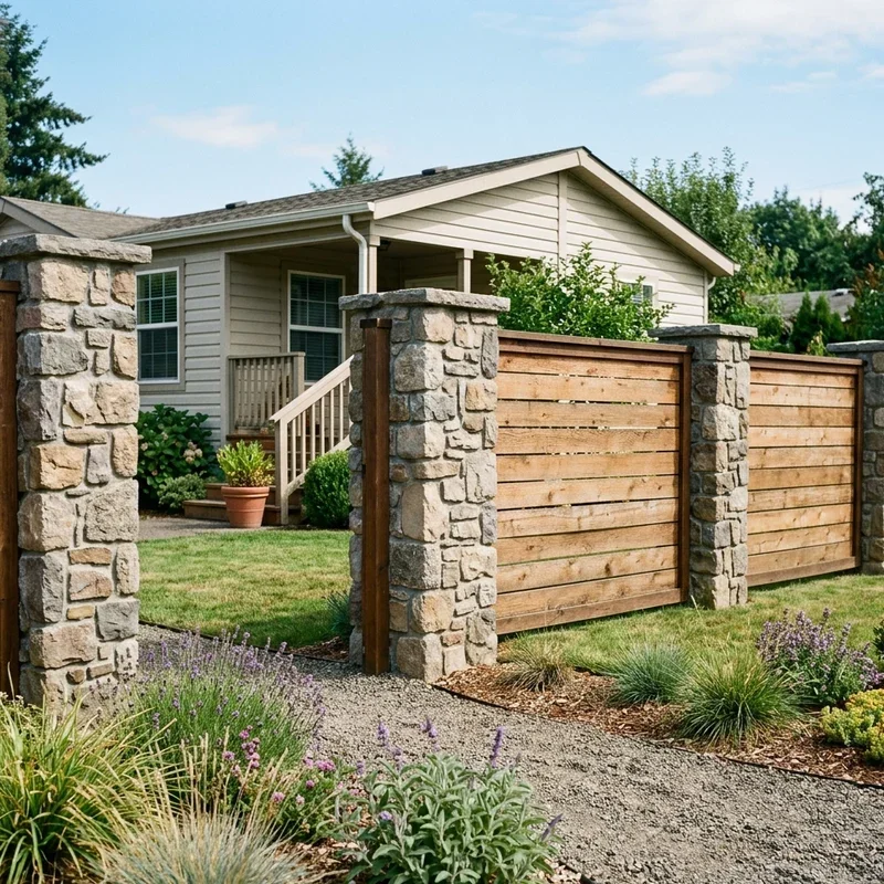 Mobile Home Fence Ideas