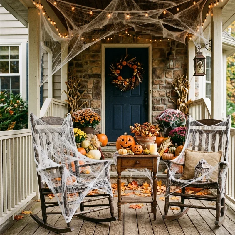 DIY Halloween Front Porch Ideas
