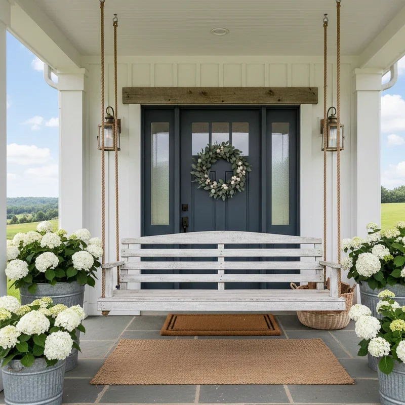 Farmhouse Front Porch Ideas
