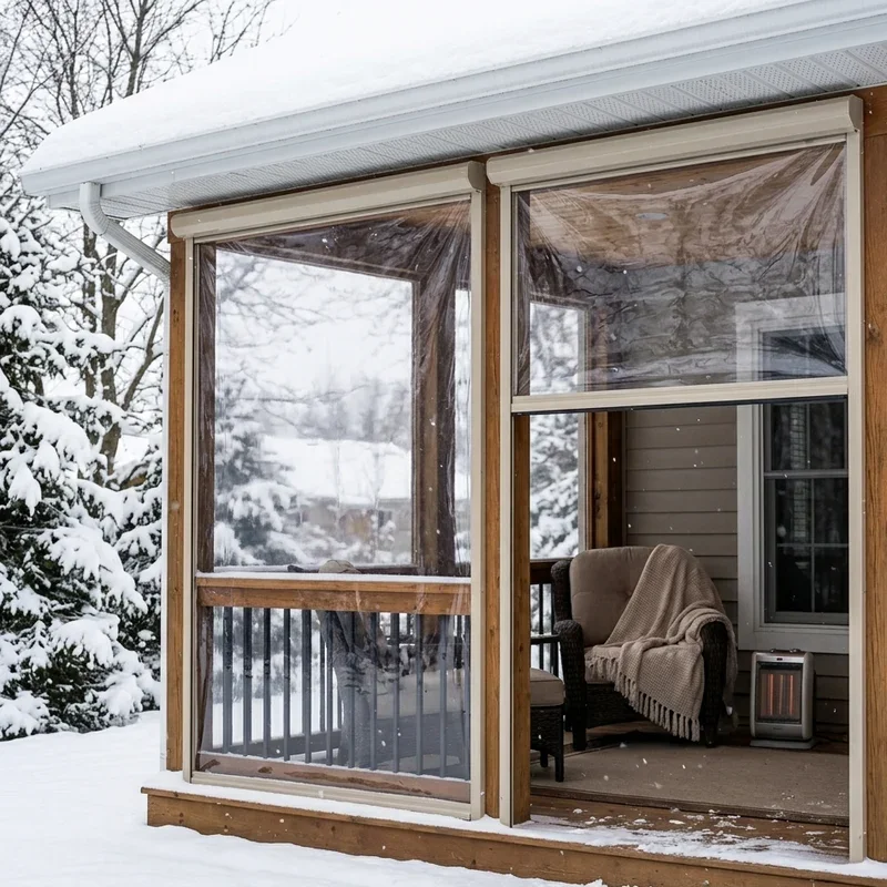 Porch Enclosure Ideas for Winter
