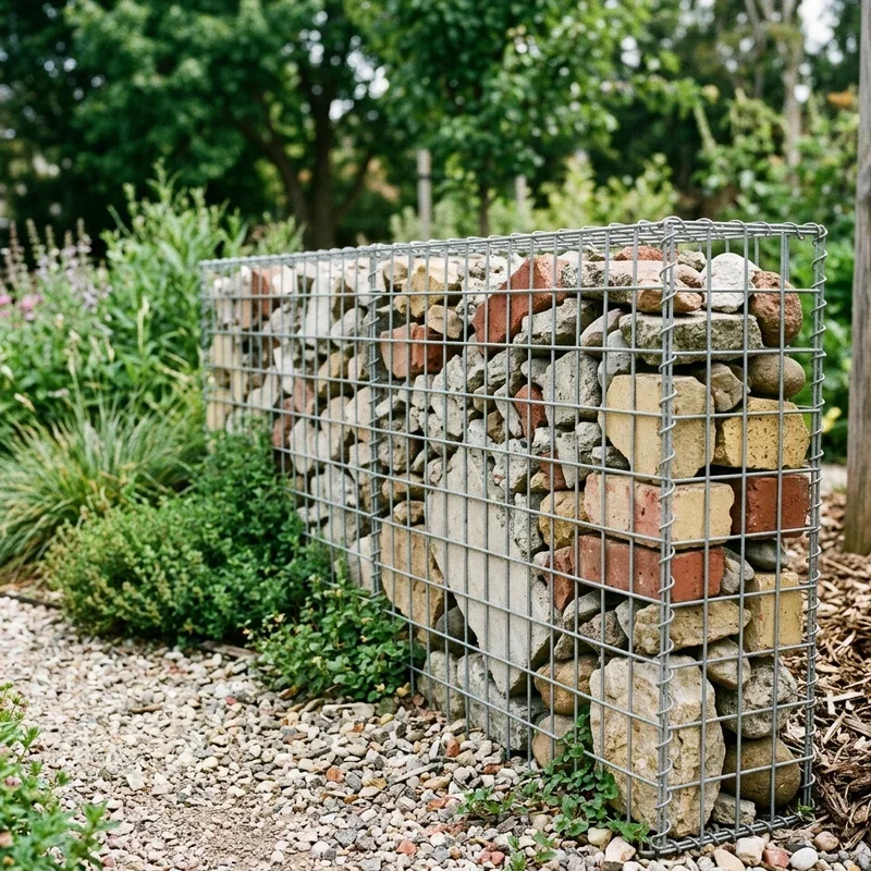 Narrow Gabion Fence Ideas